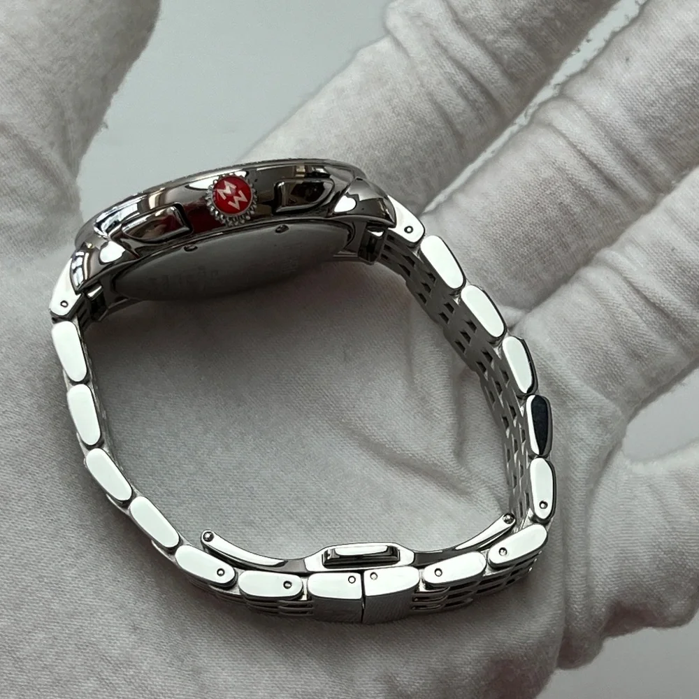 💖Michele Serein💖Diamond Silver Dial Chronograph 40mm Stainless Steel Ladi… - Picture 14 of 17